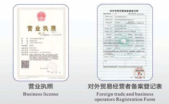 公司對外經(jīng)營貿易資質
